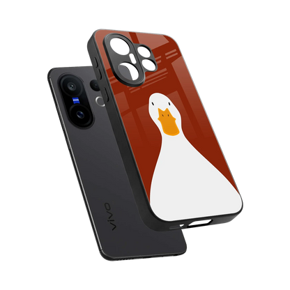 Boring Goose sleek vivo x200 fe cover with tempered glass back and TPU edges