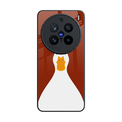 Boring Goose back phone cover | glass case for vivo x200 pro