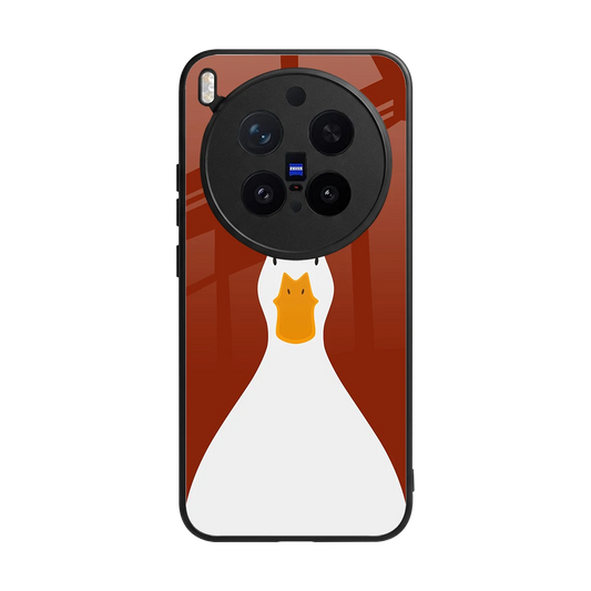 Boring Goose back phone cover | glass case for vivo x300 pro
