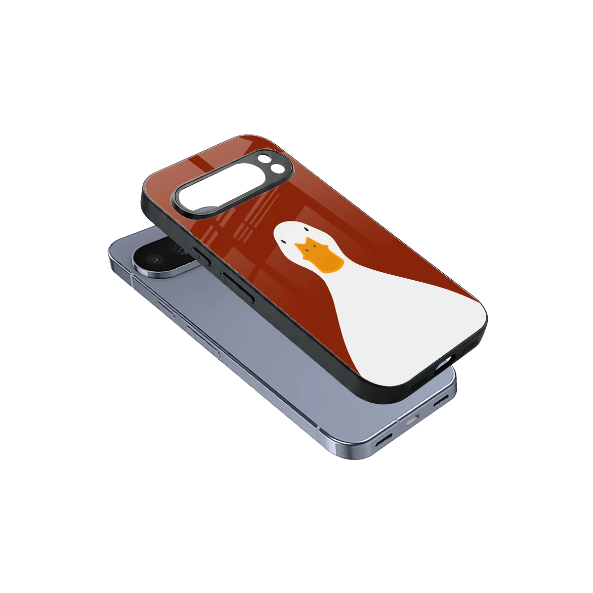 Boring Goose sleek google pixel 10 pro cover with tempered glass back and TPU edges