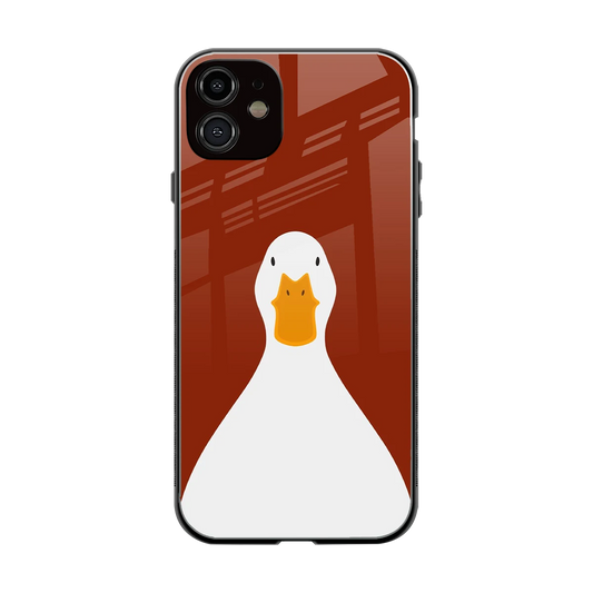 Boring Goose back phone cover | glass case for iphone 12