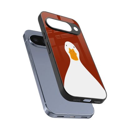 Boring Goose sleek google pixel 10 cover with tempered glass back and TPU edges
