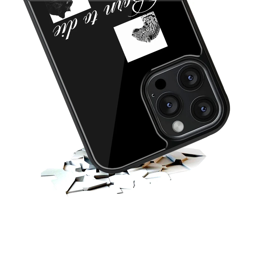 Durable Glass Back Mobile Case for iPhone, Samsung, OnePlus, Google Pixel, Redmi, Vivo, Oppo