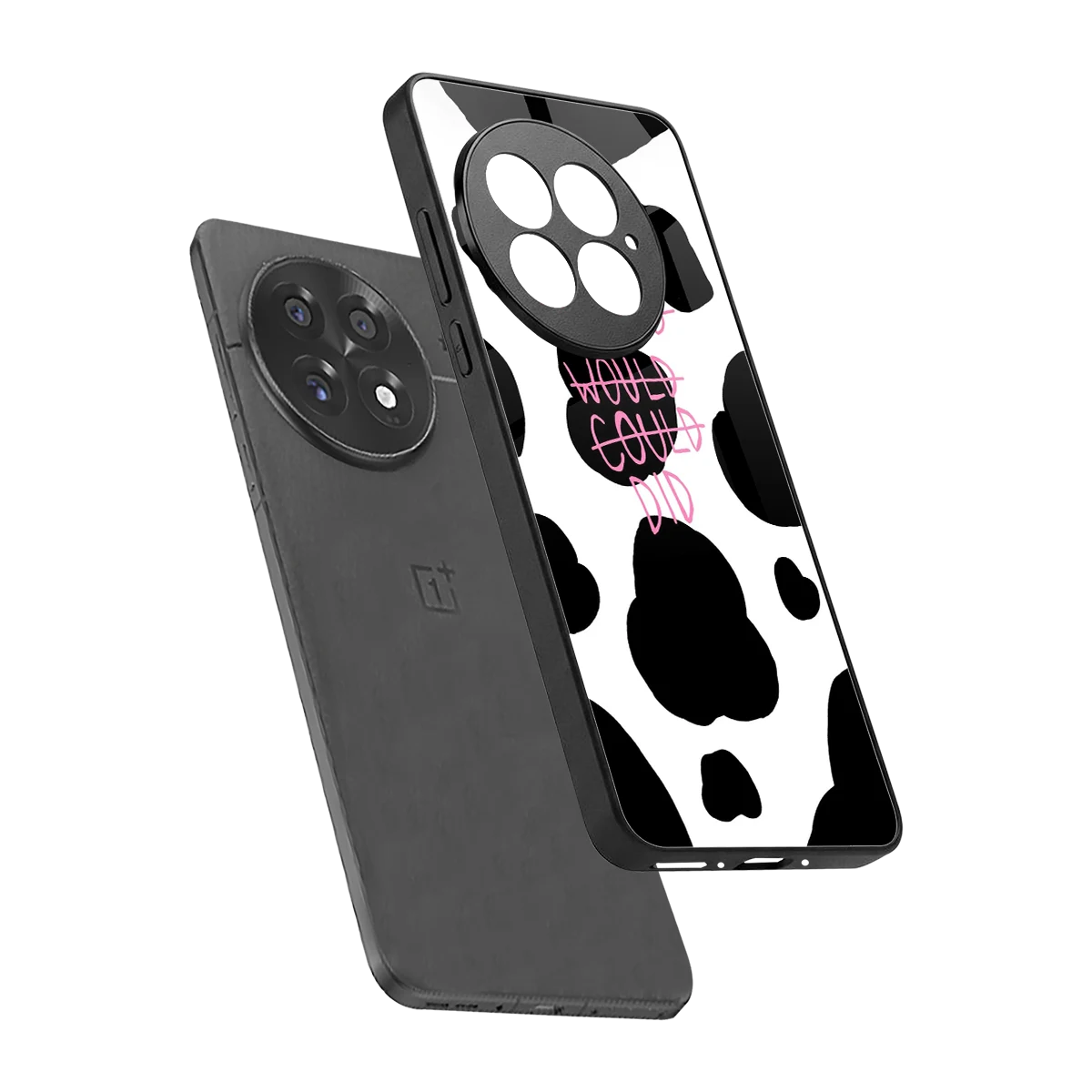 Boss Moves sleek oneplus 13 cover with tempered glass back and TPU edges