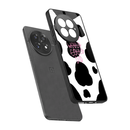 Boss Moves sleek oneplus 13 cover with tempered glass back and TPU edges