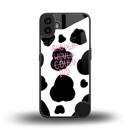 Boss Moves back phone cover | glass case for cmf nothing phone 1
