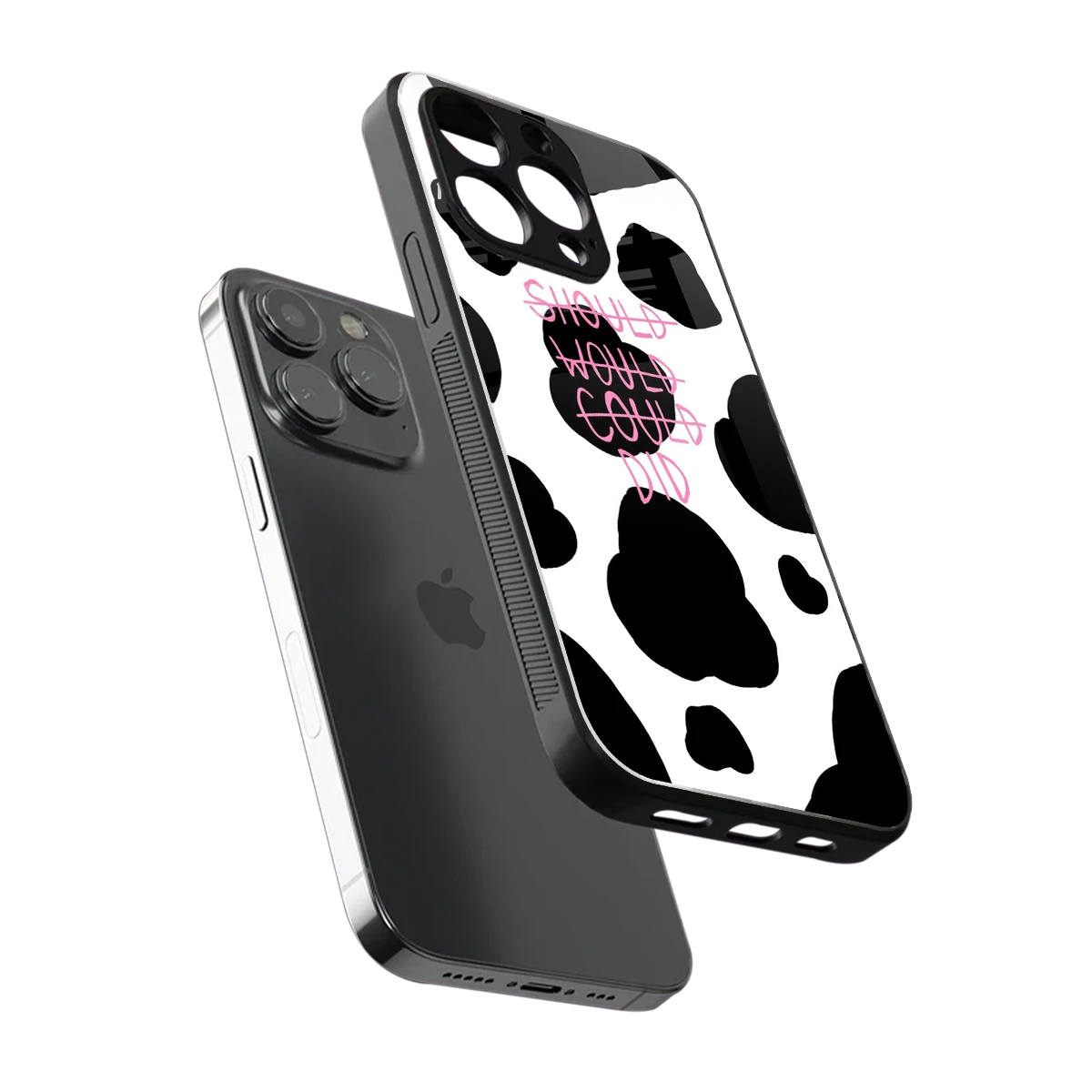Boss Moves sleek iphone 13 pro cover with tempered glass back and TPU edges