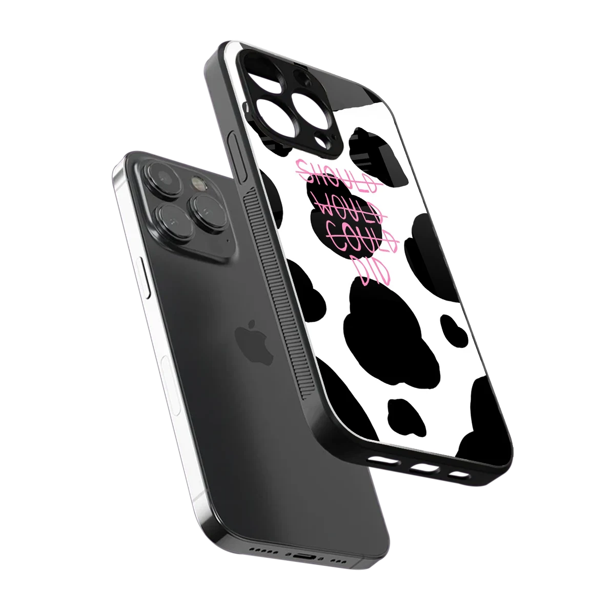 Boss Moves sleek iphone 16 pro max cover with tempered glass back and TPU edges