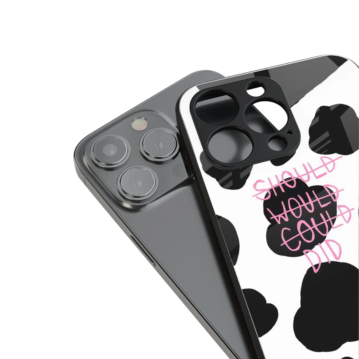 Boss Moves stylish phone case for iphone 13 pro | glossy glass and slim fit