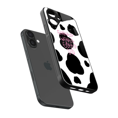 Boss Moves sleek iPhone 16 cover with tempered glass back and TPU edges