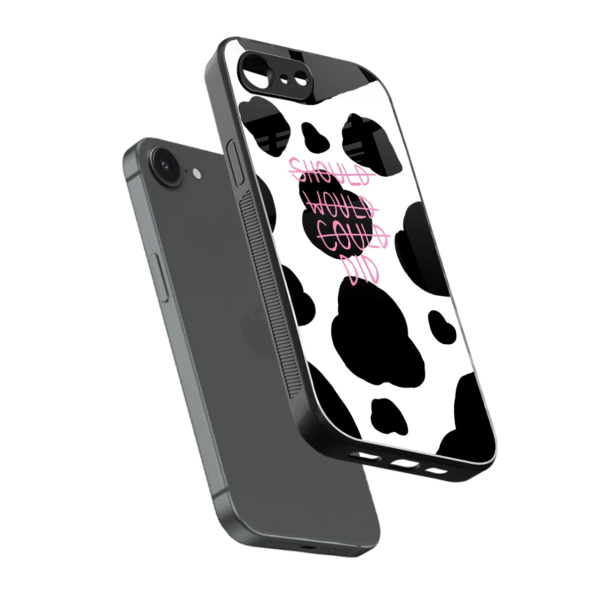 Boss Moves sleek iphone 17e cover with tempered glass back and TPU edges
