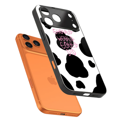 Boss Moves sleek iphone 17 pro max cover with tempered glass back and TPU edges
