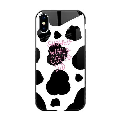 Boss Moves back phone cover | glass case for iphone xs