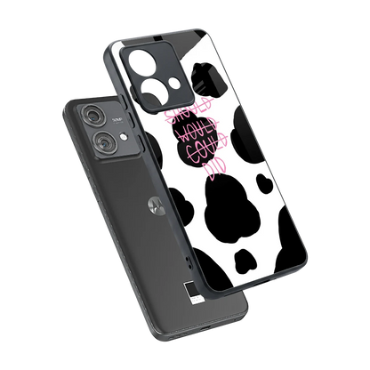 Boss Moves sleek motorola edge 40 neo 5g cover with tempered glass back and TPU edges