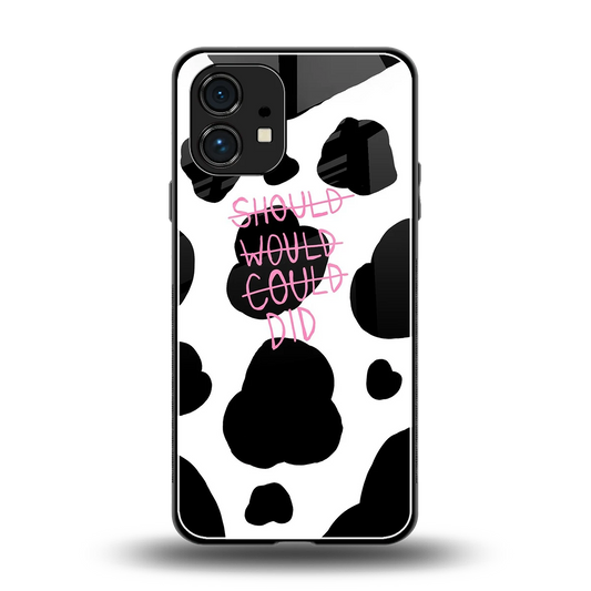 Boss Moves back phone cover | glass case for nothing phone 1