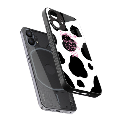 Boss Moves sleek nothing phone 1 cover with tempered glass back and TPU edges