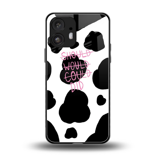 Boss Moves back phone cover | glass case for nothing phone 2