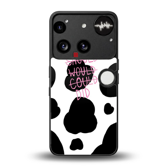 Boss Moves back phone cover | glass case for nothing phone 3