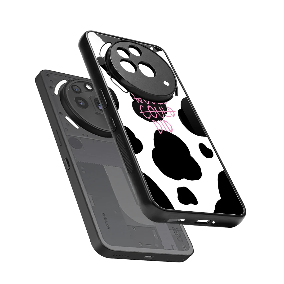 Boss Moves sleek nothing phone 3a pro cover with tempered glass back and TPU edges