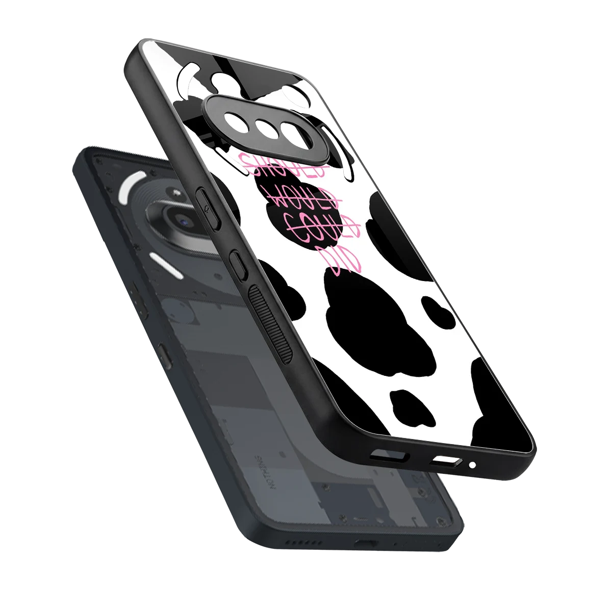 Boss Moves sleek nothing phone 3a cover with tempered glass back and TPU edges