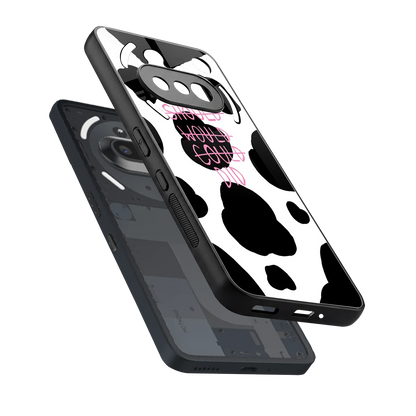 Boss Moves sleek nothing phone 3a cover with tempered glass back and TPU edges