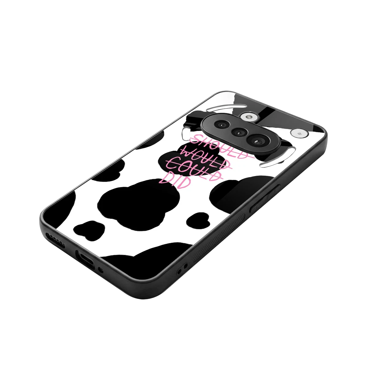 Boss Moves stylish phone case for nothing phone 3a | glossy glass and slim fit