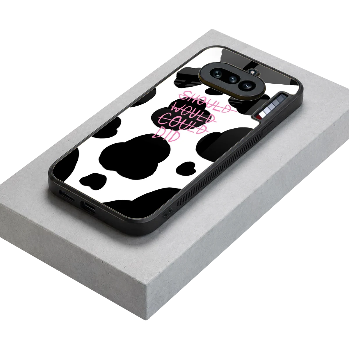 Boss Moves stylish phone case for nothing phone 4a | glossy glass and slim fit