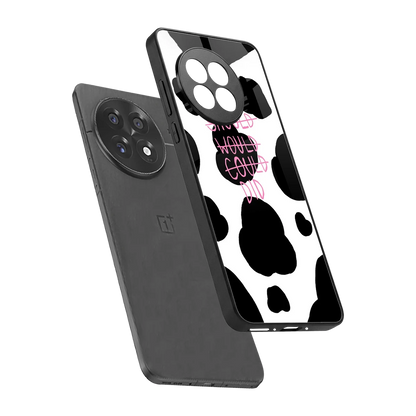 Boss Moves sleek oneplus 13r cover with tempered glass back and TPU edges