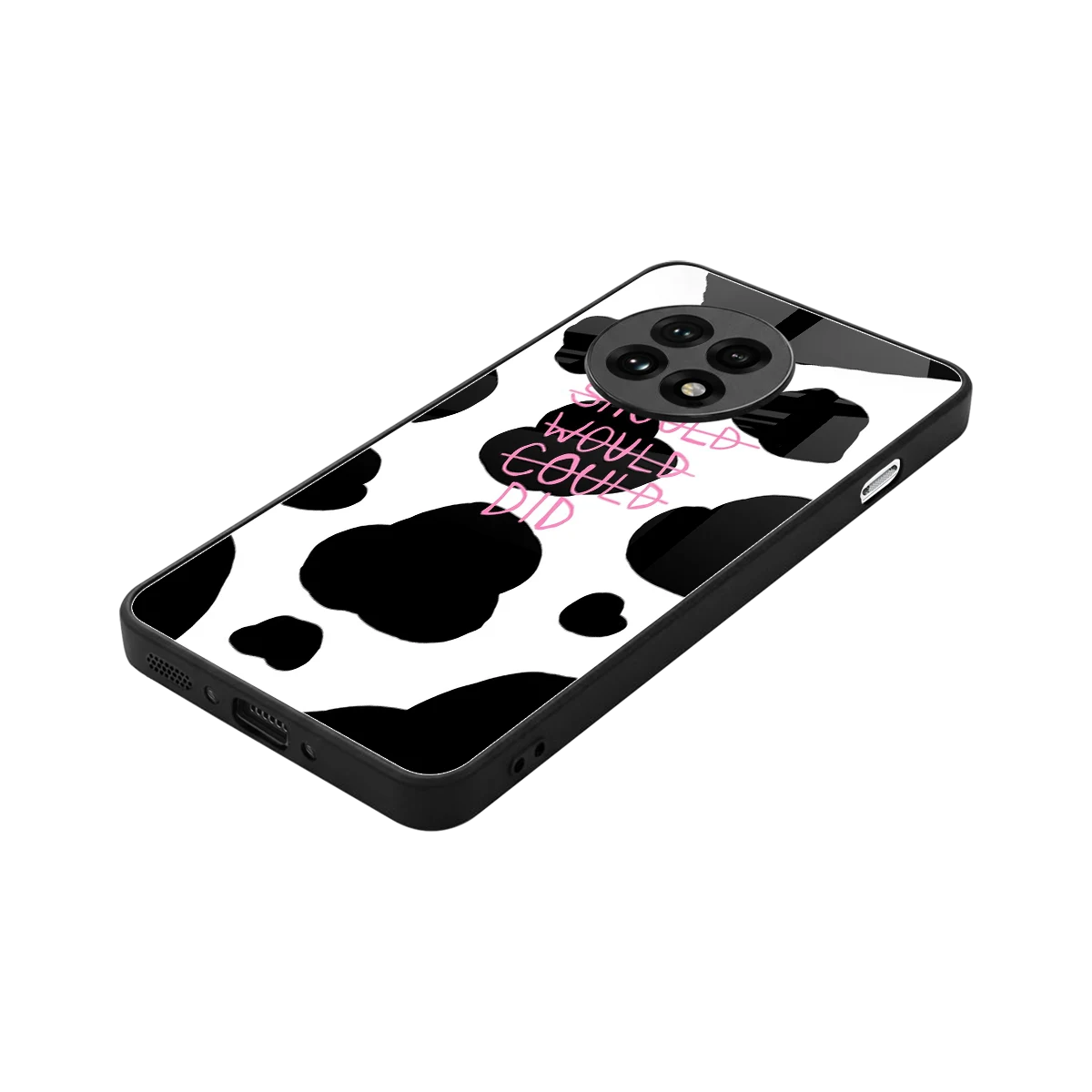 Boss Moves stylish phone case for oneplus 13r | glossy glass and slim fit
