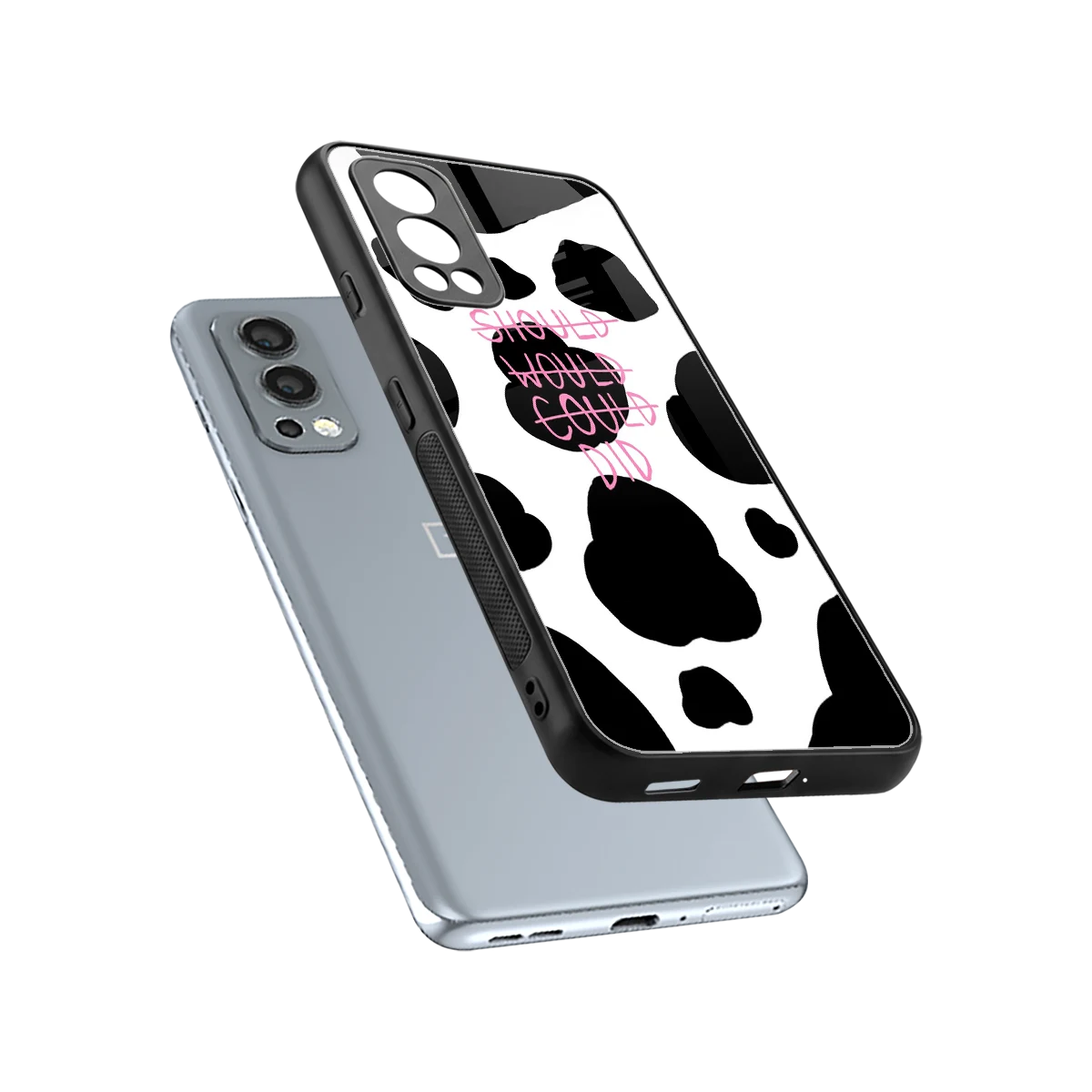 Boss Moves sleek oneplus nord 2 cover with tempered glass back and TPU edges