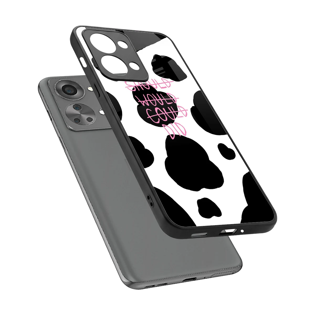 Boss Moves sleek oneplus nord 2t cover with tempered glass back and TPU edges