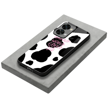 Boss Moves stylish phone case for oneplus nord 2t | glossy glass and slim fit