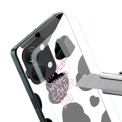 Boss Moves stylish phone case for oneplus nord 3 | glossy glass and slim fit