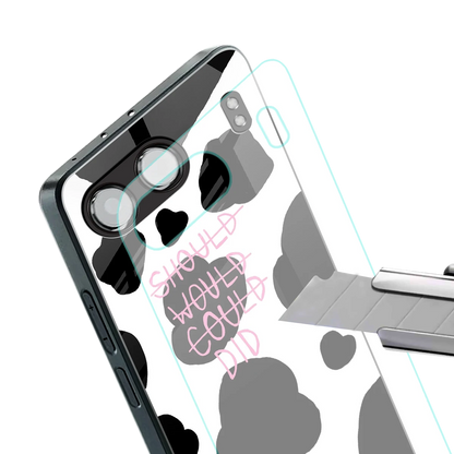 Boss Moves stylish phone case for oneplus nord 4 | glossy glass and slim fit