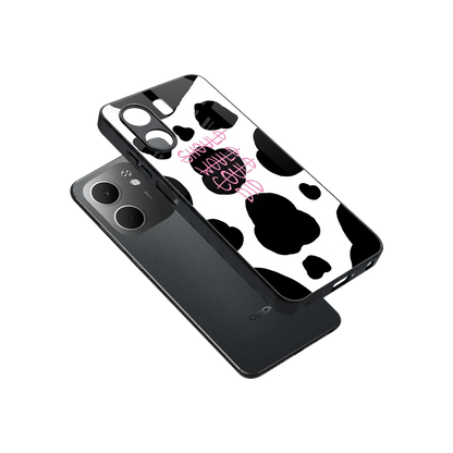 Boss Moves sleek oppo a5x 5g cover with tempered glass back and TPU edges