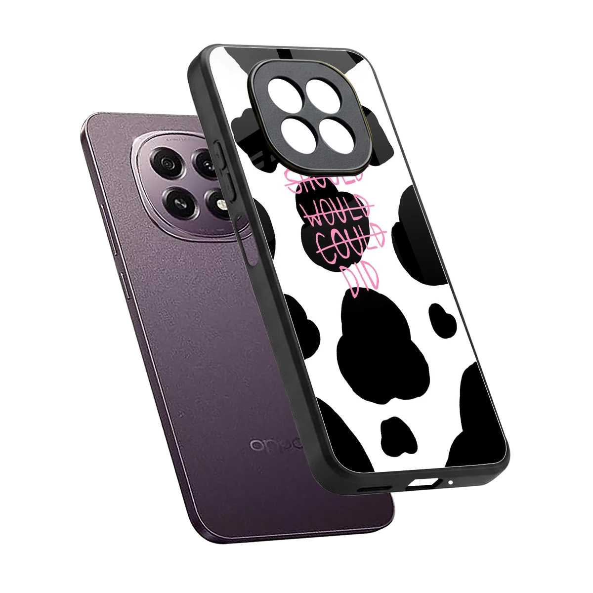 Boss Moves sleek oppo f29 5g cover with tempered glass back and TPU edges