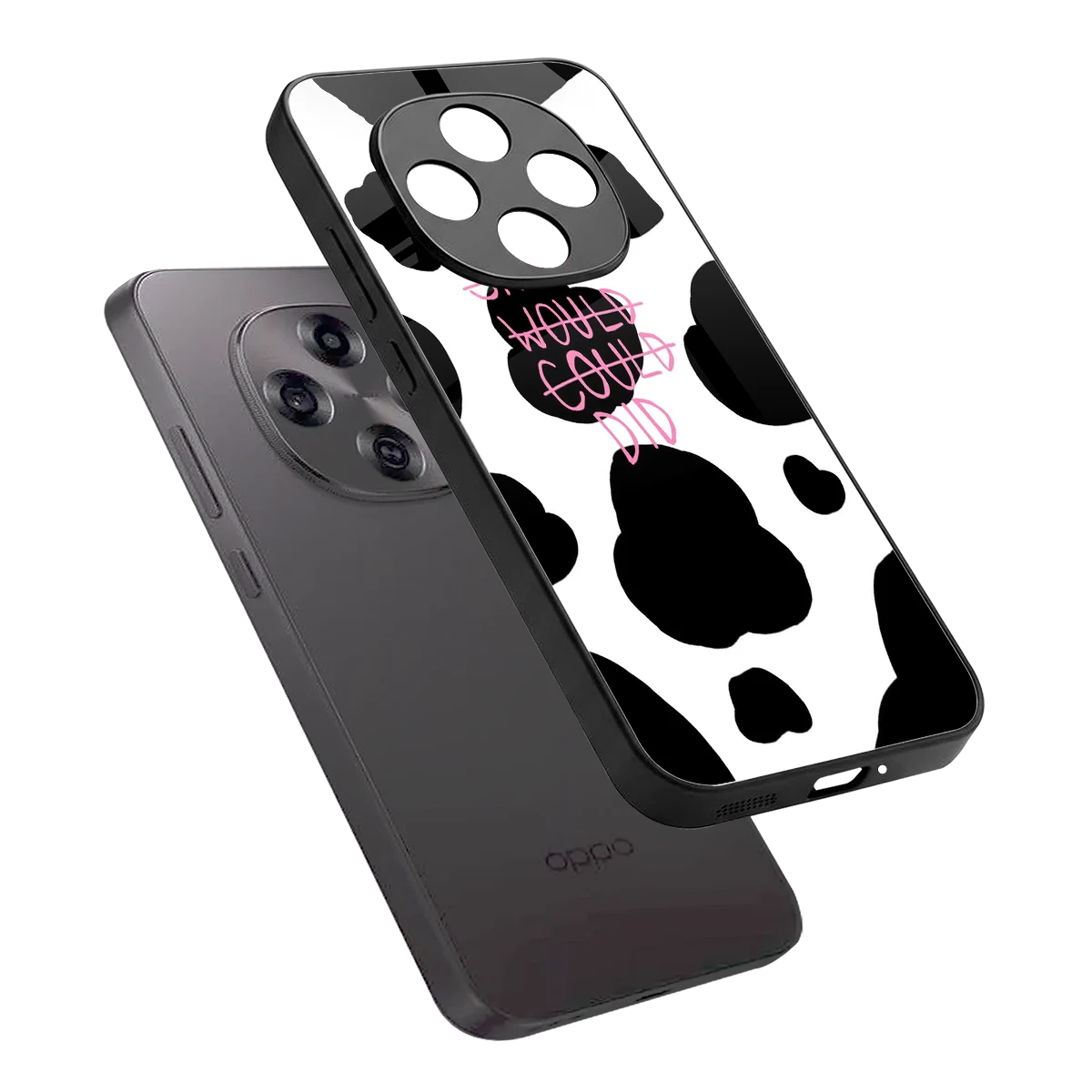 Boss Moves sleek oppo f31 pro 5g cover with tempered glass back and TPU edges