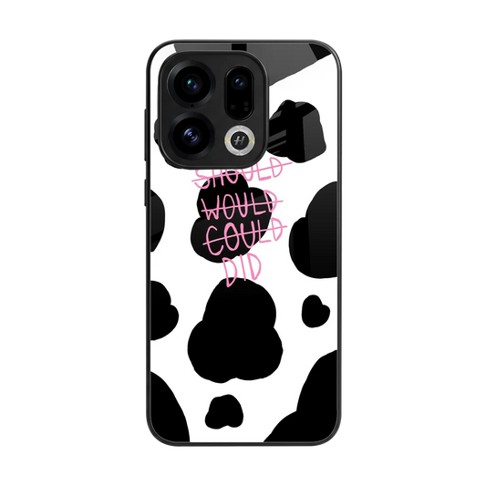Boss Moves back phone cover | glass case for oppo find x9