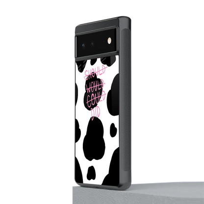 Boss Moves stylish phone case for google pixel 6a | glossy glass and slim fit