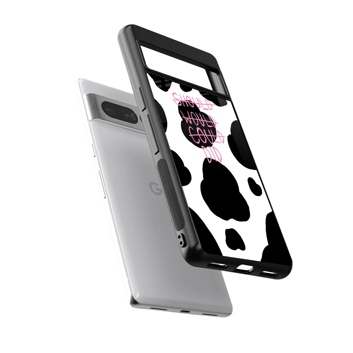 Boss Moves sleek google pixel 7 pro cover with tempered glass back and TPU edges