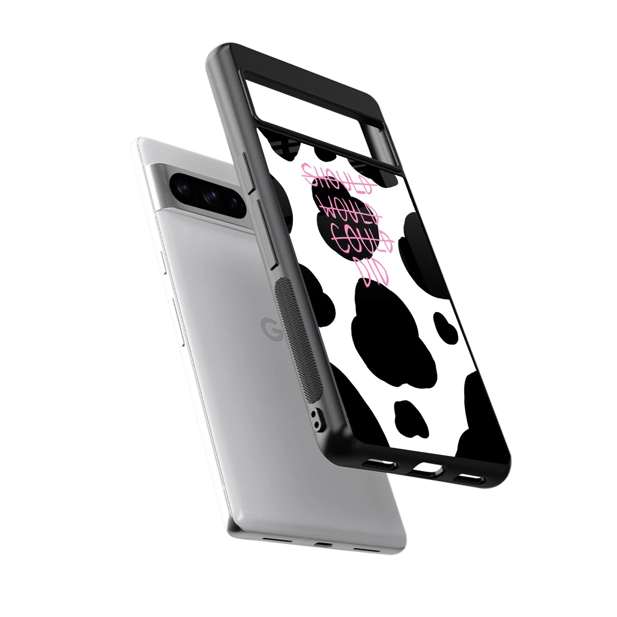 Boss Moves sleek google pixel 8 pro cover with tempered glass back and TPU edges