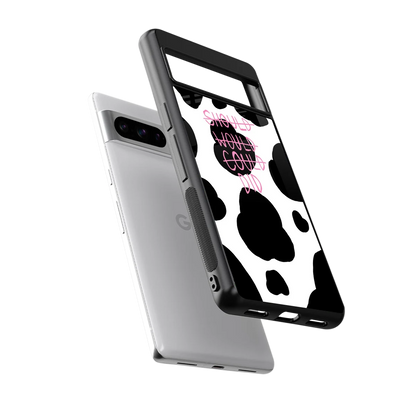 Boss Moves sleek google pixel 8 pro cover with tempered glass back and TPU edges