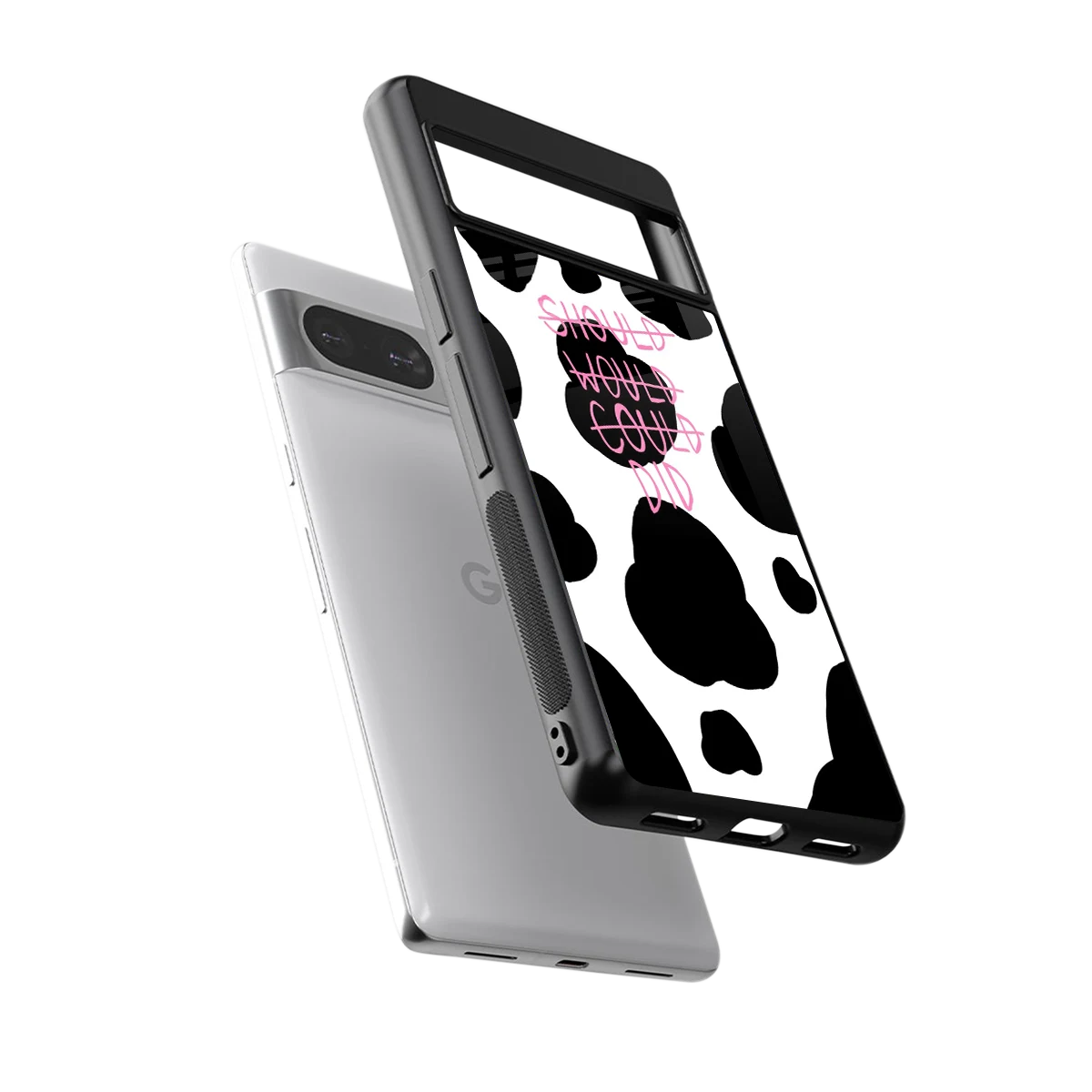 Boss Moves sleek google pixel 8 cover with tempered glass back and TPU edges