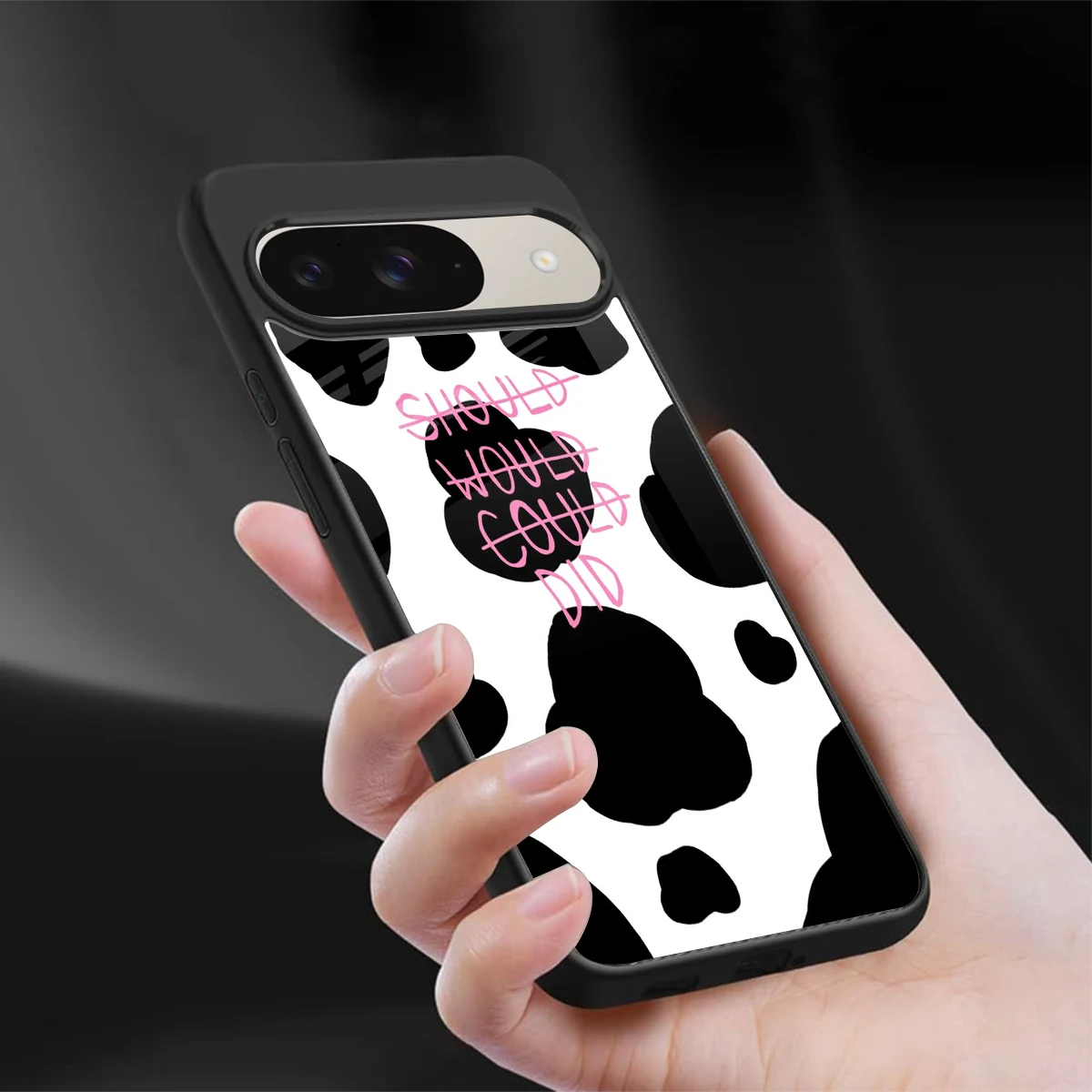 Boss Moves sleek google pixel 9 cover with tempered glass back and TPU edges