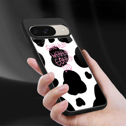 Boss Moves sleek google pixel 9 cover with tempered glass back and TPU edges