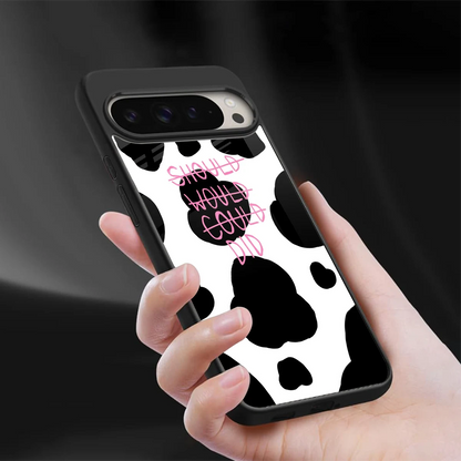 Boss Moves sleek google pixel 9 pro cover with tempered glass back and TPU edges