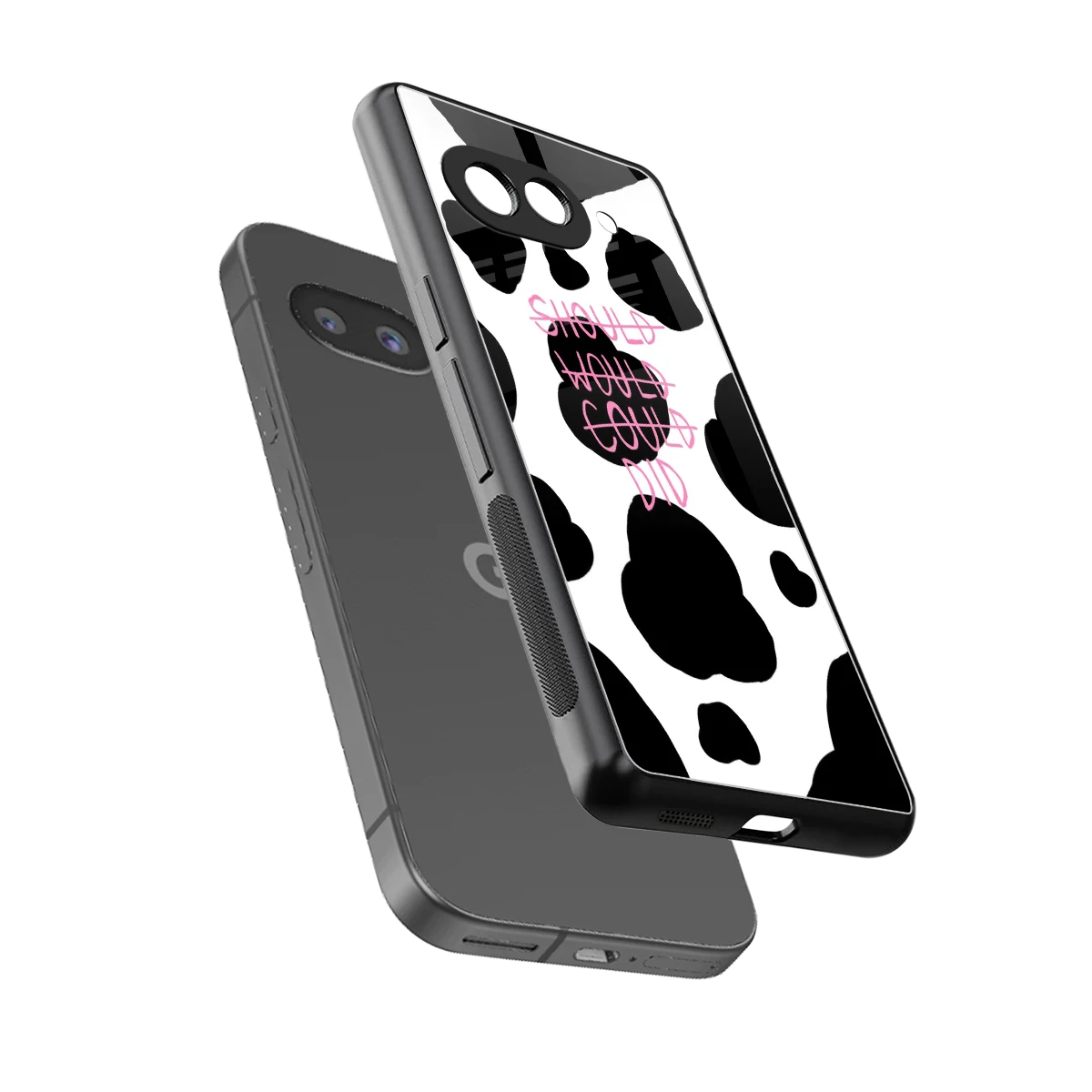Boss Moves sleek google pixel 10a cover with tempered glass back and TPU edges