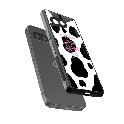 Boss Moves sleek google pixel 10a cover with tempered glass back and TPU edges