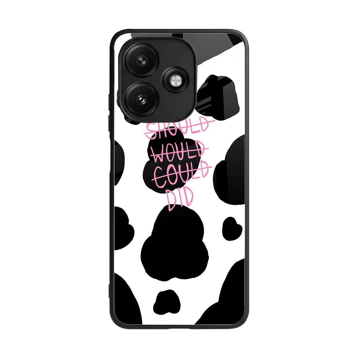 Boss Moves back phone cover | glass case for redmi 12 5g