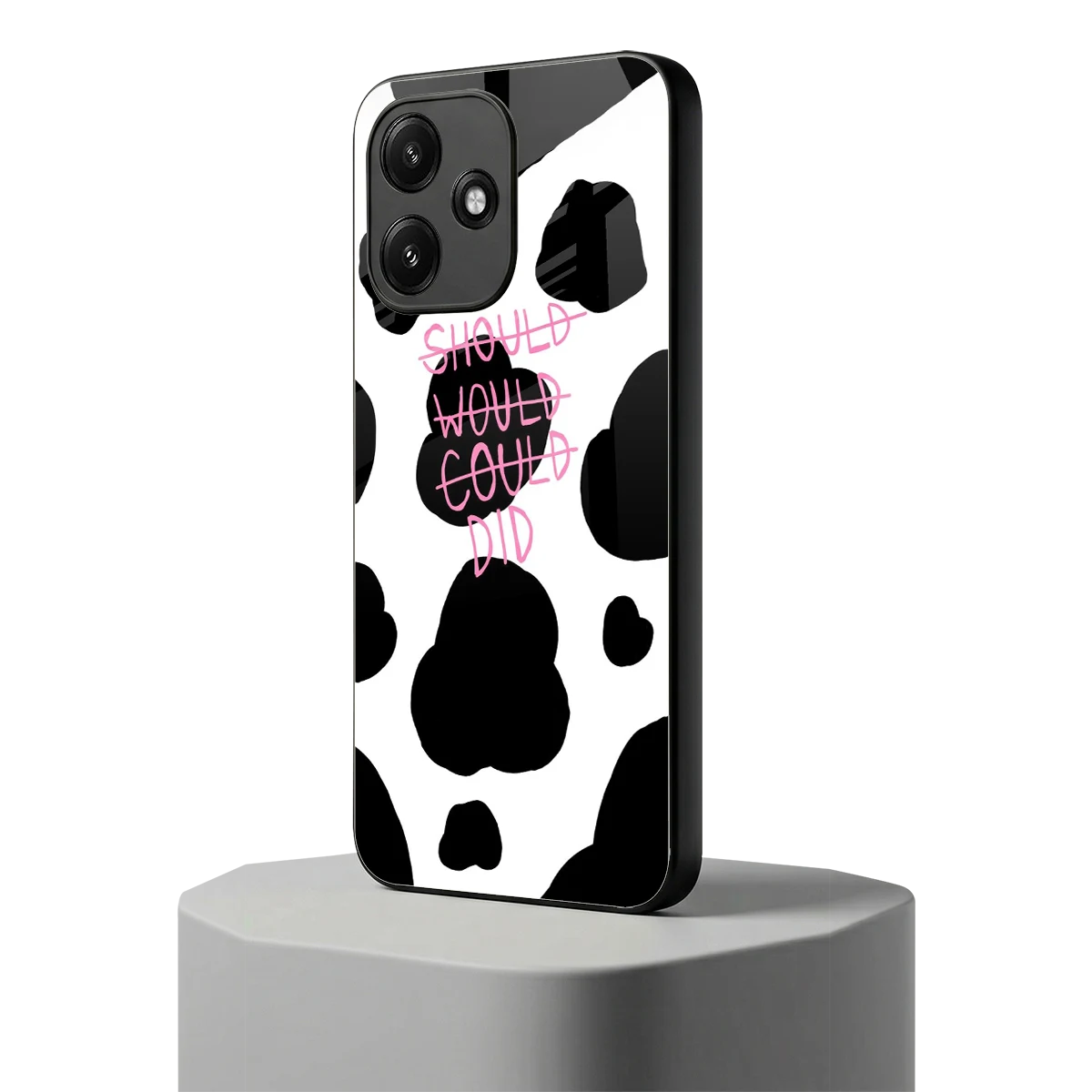 Boss Moves redmi 12 5g mobile cover | shockproof glass phone case